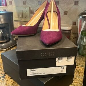 Barney’s Nataly Purple Pumps